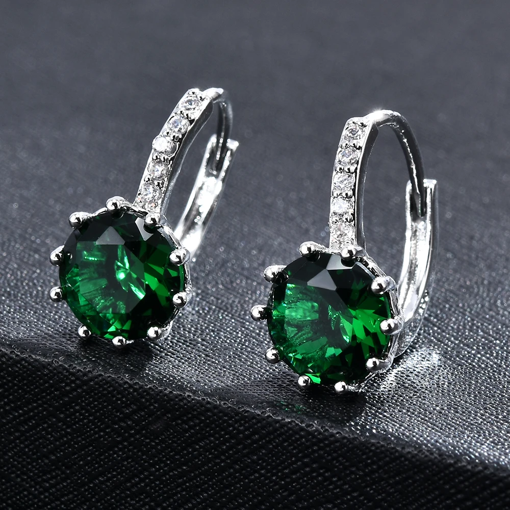2020 NEW 11 Colors Elegant Drop Earrings Women Jewelry Cubic Zircon Dangle Korean Wedding Accessories | Украшения и аксессуары