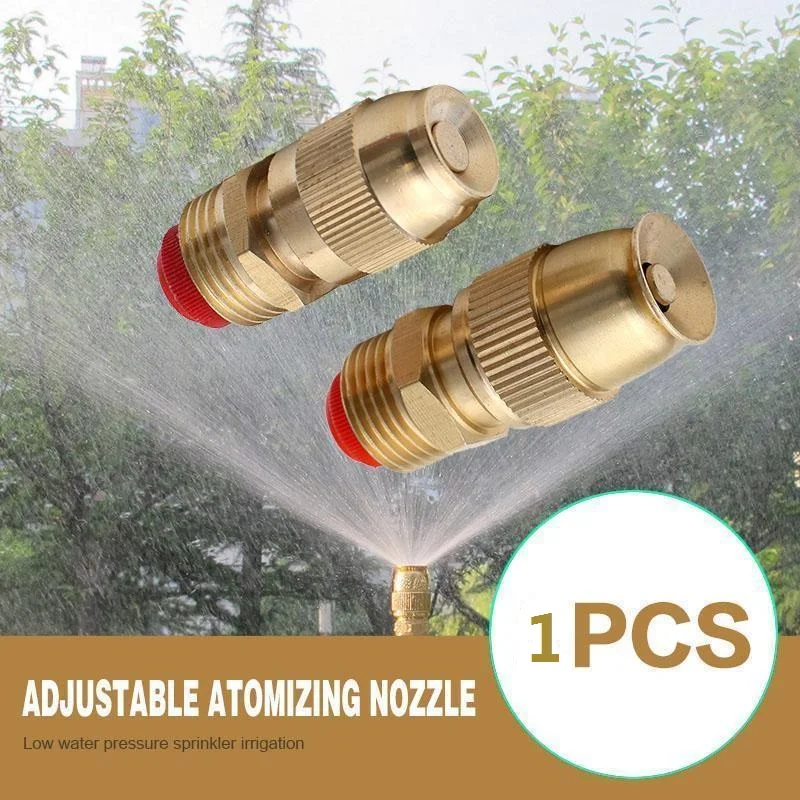 

1PC 1/2"Brass Watering Adjustable Misting Sprinkler For Garden Lawn Sprayer Nozzle Micro Farmland Irrigation Fitting tools