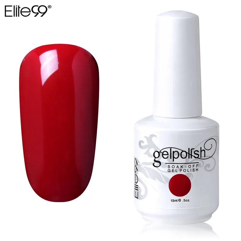 Elite99 15 м гель лак для ногтей Гибридный Полупостоянный Vernis верхнее покрытие УФ