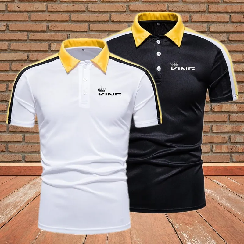 

2022 spring and summer new fashion casual short-sleeved polo shirt men's top
