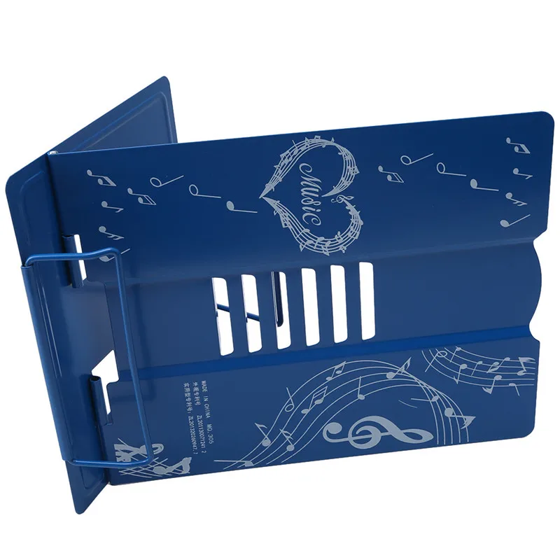 Портативный складной настольный штатив стойка для нот регулируемый свет книга