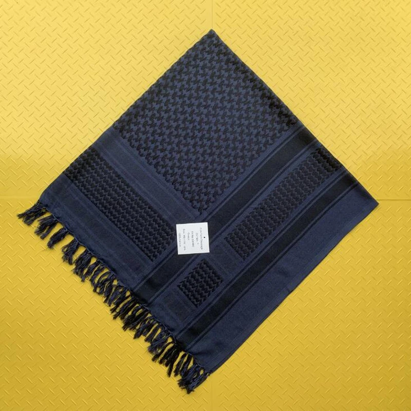 

Tactical Keffiyeh Shemagh Arab Scarf Lightweight Shawl Neck Cover Military Hunting Desert Outdoor Windproof Cotton Shawl Scarf