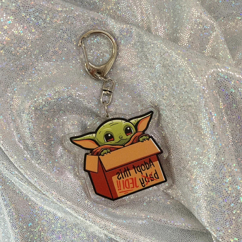 Ребенок йода мандалорианский фильм милый брелок игрушка детский