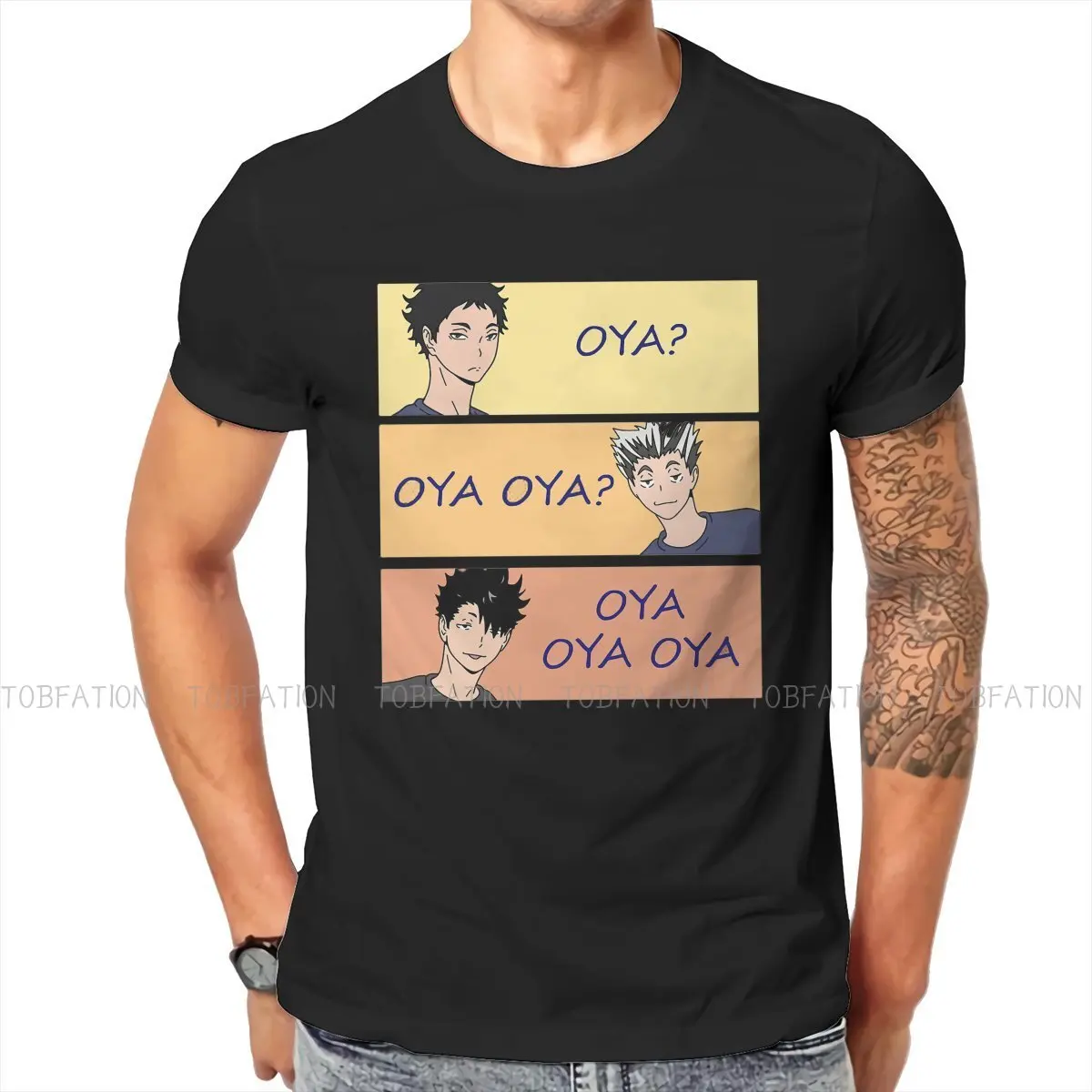 

Bokuto Oya Manga Animation Handsome Original TShirts Classic and Essential Print Homme T Shirt Funny Tops 6XL