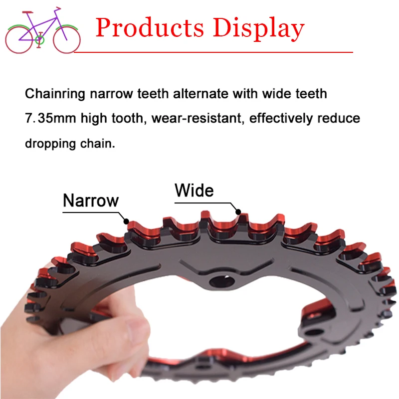 BUCKLOS MTB 104BCD Кривошип 170 мм велосипедный квадратное отверстие для