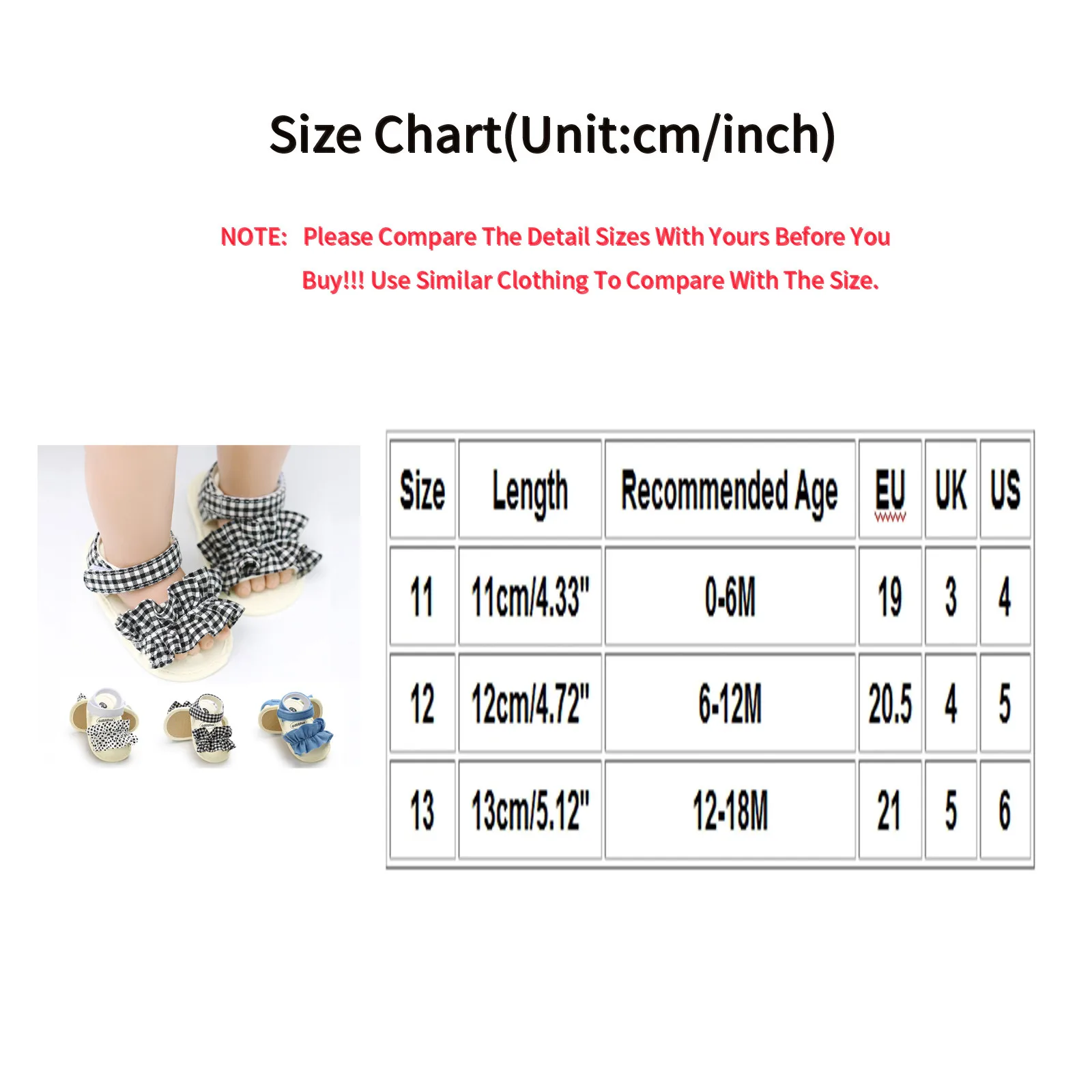 

HOT Brand New Cute Newborn Infant Baby Girls Bowknot Princess Shoes Toddler Summer Sandals PU Non-slip Rubber ShoesSize 0-18M#25