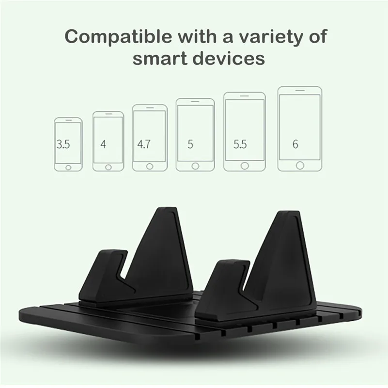 Silicone Car Phone Holder Mobile Stand Compatible With All Size Smart Devices Universal Smartphone | Мобильные телефоны и