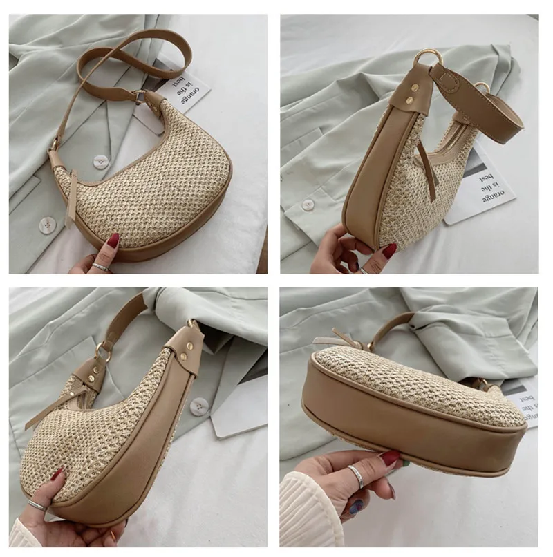 Женская Соломенная Сумка летняя сумка через плечо 2020 сумки для путешествий |