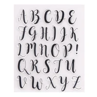 english letters alphabet rubber stamps for diy scrapbooking card clear stamp making album photo crafts template decoration