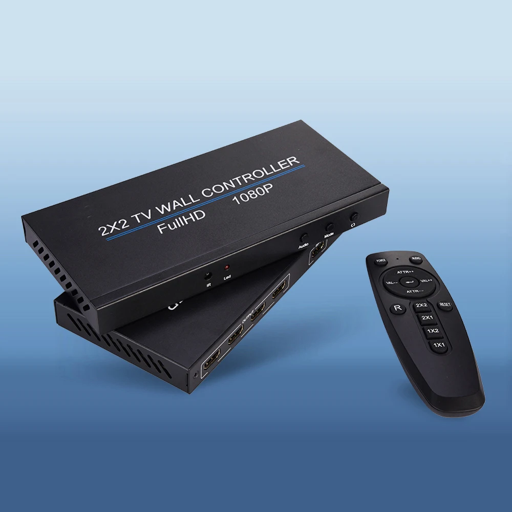 USB Video Processor 4K 60Hz Wall TV Splicing Screen 4 Channel TV Video Wall Controller 2x2 1x3 1x2 1x4 4x1 3x1 2x1 HD DVI VGA