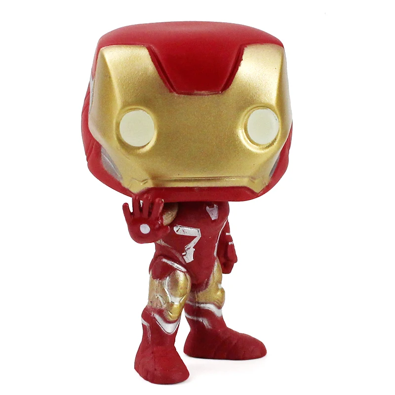 6 шт./лот Endgame экшн фигурка танос Железный человек Тор Халк Капитан Америка Карол