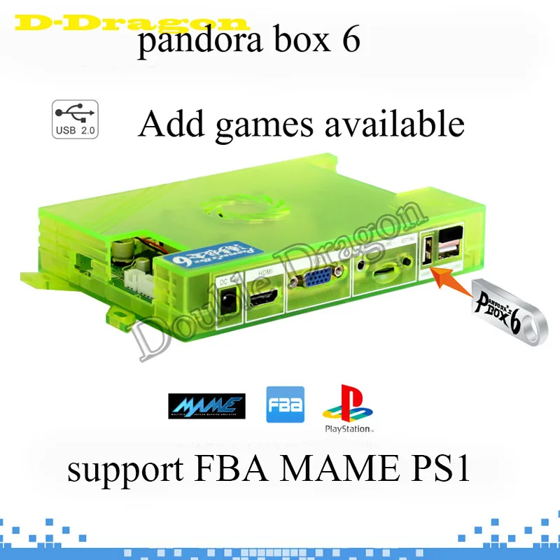 Игровая приставка Pandora Box 6 1300 в 1 семейная версия с поддержкой 3d игр можно добавить
