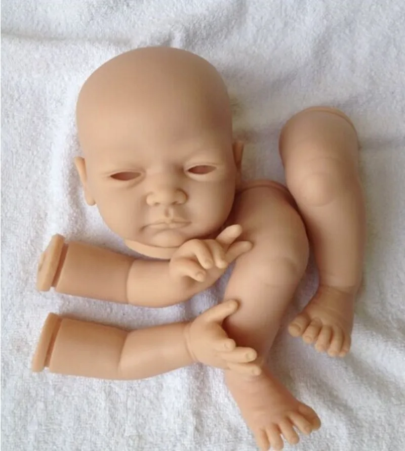 blank doll kit NPK Горячая Неокрашенная Кукла реборн набор DIY пустой набор мягкий винил реборн кукла набор - Цвет: blank doll kit