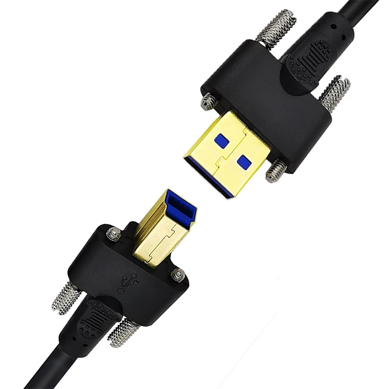 Кабель USB 3 0 A Male to B с двойным винтом M3 используемый для док-станции внешние