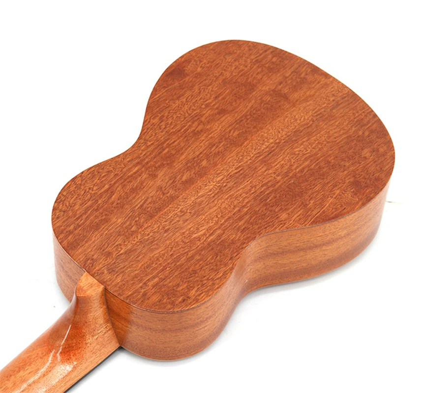 Укулеле 21 дюйм 4 струны Сапеле акустическая маленькая гитара розетка из розового