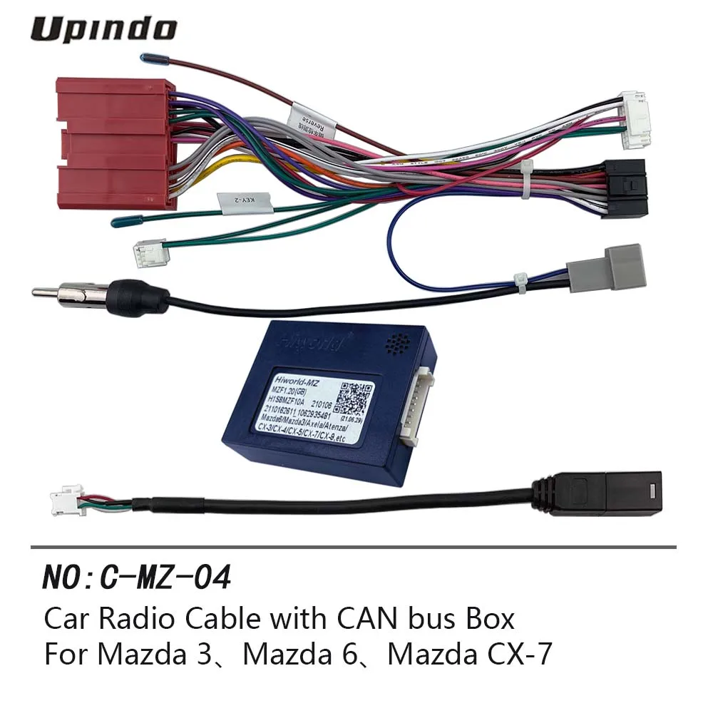 Автомобильный радиокабель CAN-Bus Box Adapter для Mazda 3 6 CX-7 жгут проводов | Автомобили и