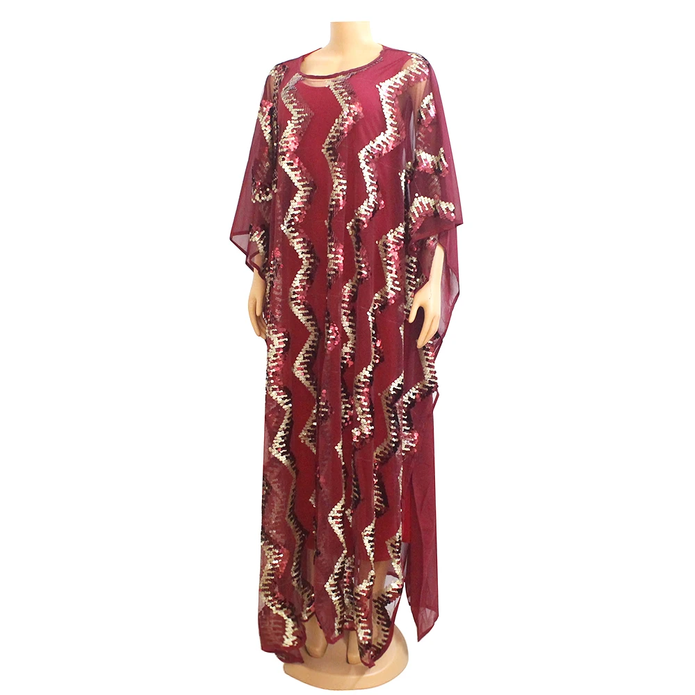 Новое поступление 2020 женское платье в африканском стиле с рукавом летучая мышь