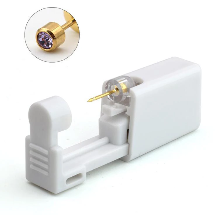 Пистолет для пирсинга носа инструмент серьги звезды одноразовые без боли