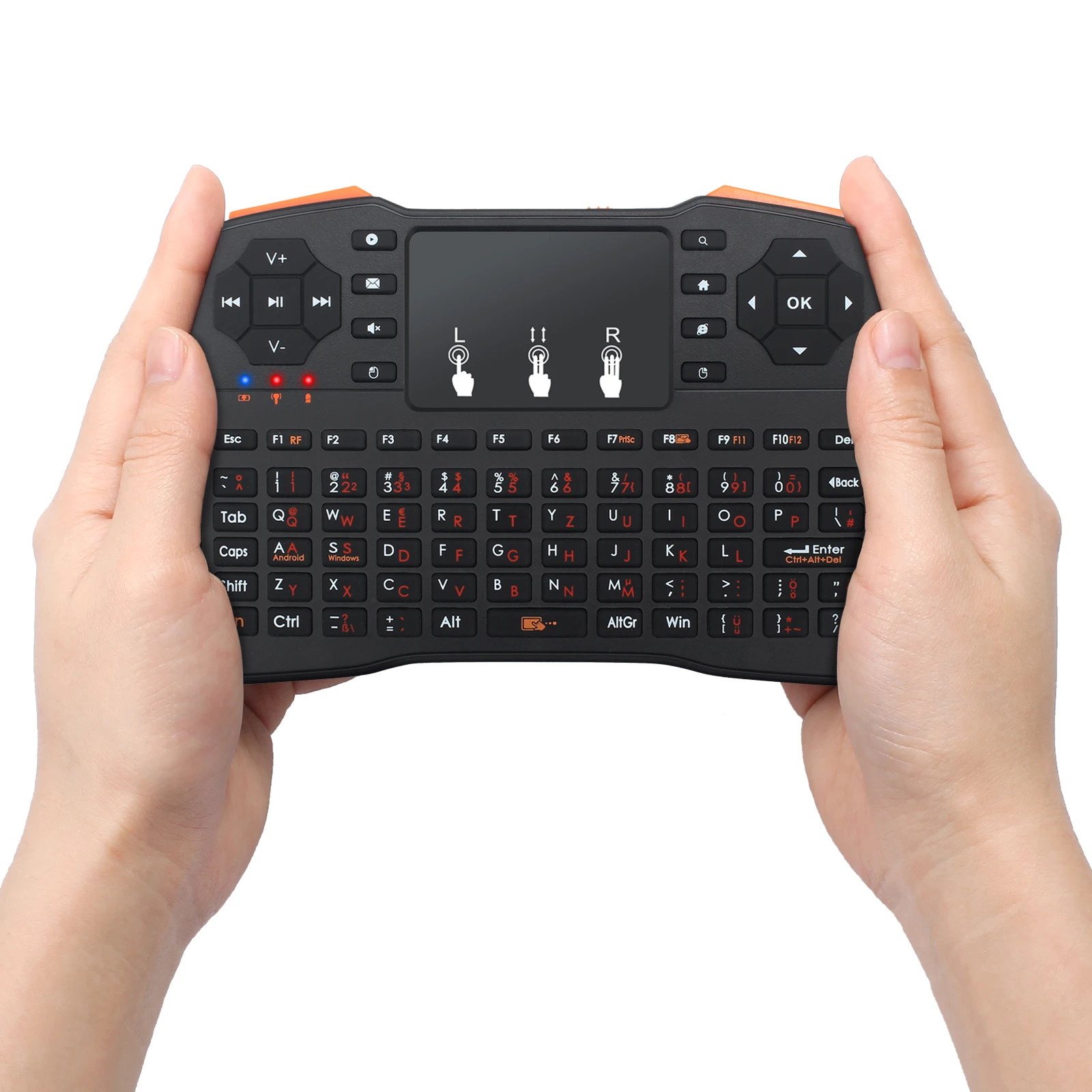 Proster для мини беспроводной 2 4G 72 клавиши клавиатура мышь сенсорная панель Smart TV Box PC