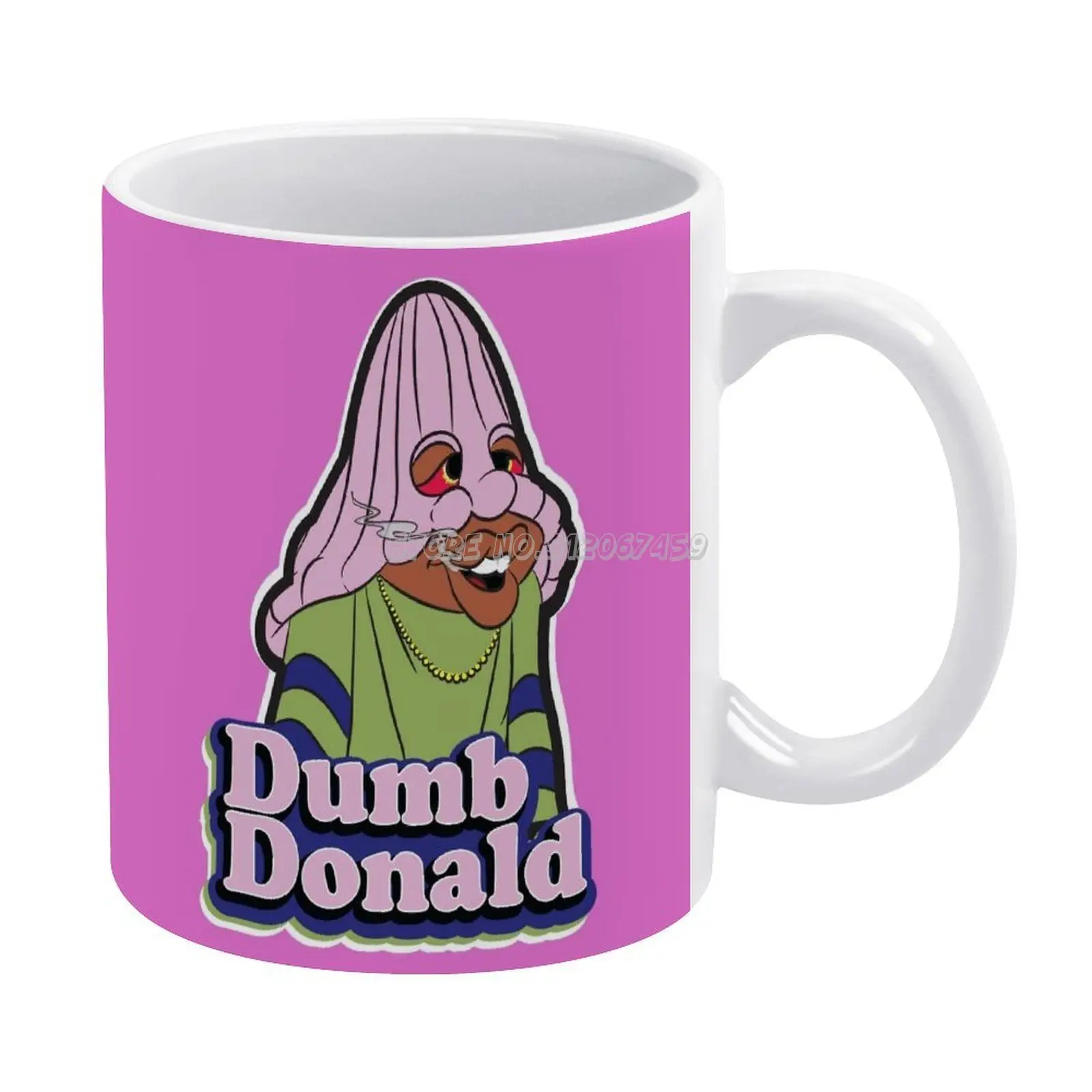 

Dumb Donald Fat Albert & The Cosby Coffee Mugs Pattern Coffee Mug 330ml Milk Water Cup Creative Fathers Day Gifts Dumb Donald Fa