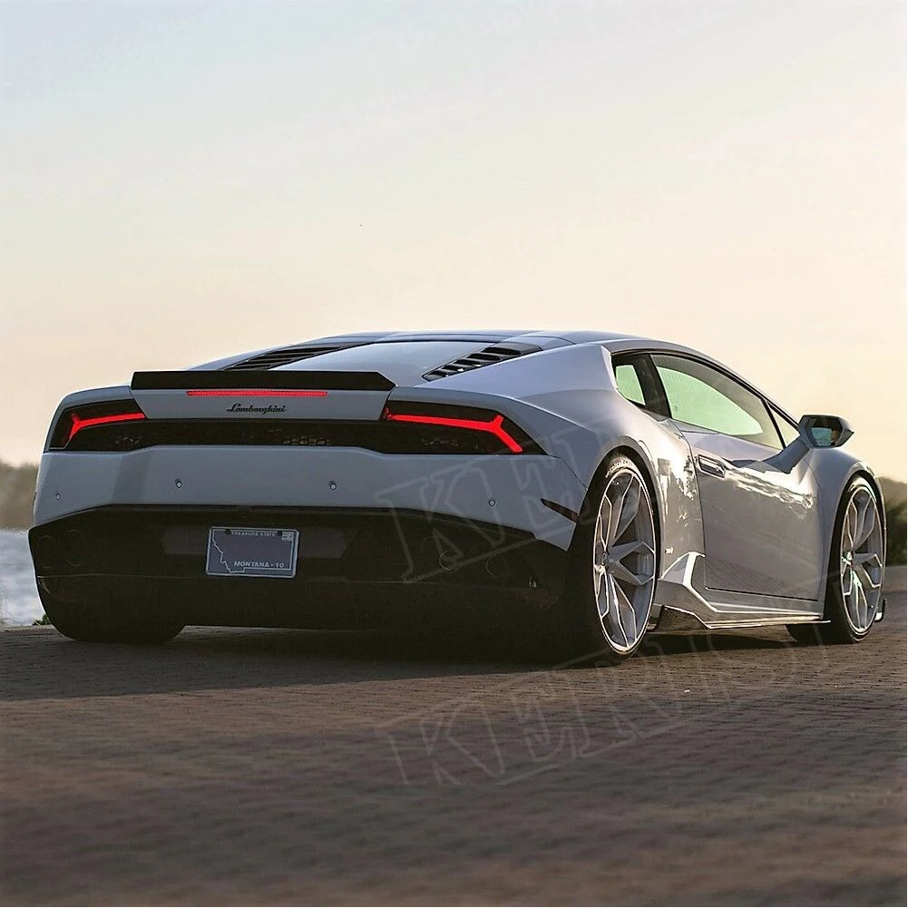 Спойлер из углеродного волокна на заднее крыло для Lamborghini Huracan LP580 LP610 Coupe 2-дверный