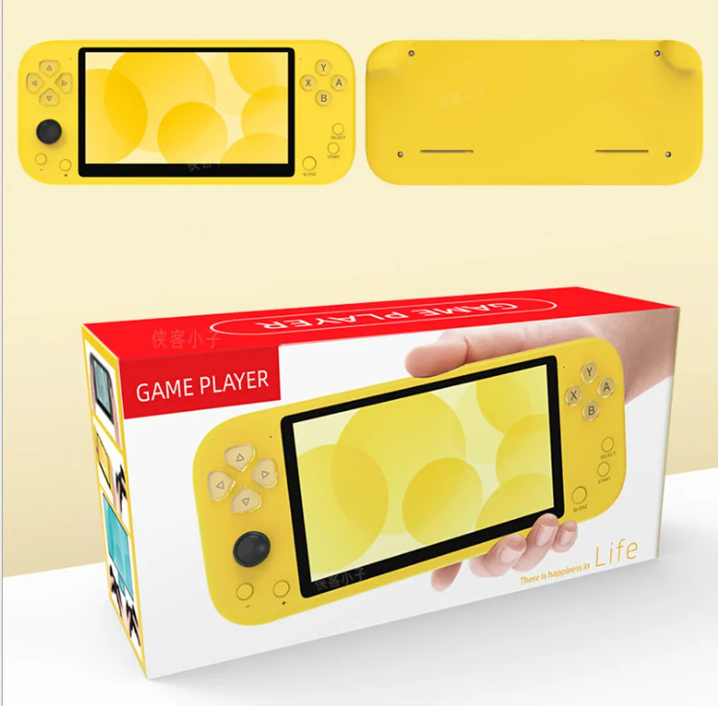 

X20 5.1 inch HD handheld games player 16GB 128 Bit 10000 Games Handheld Video Game Console for PS1 Game Player for SMD tv