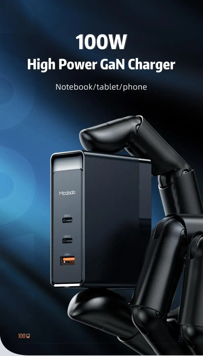 

Новый 100W Ган зарядное устройство Quick Charge 4,0 3,0 Тип C PD USB зарядное устройство стандарта ЕС, США, Великобритании, QC 4,0 3,0 Портативный быстрое заря...