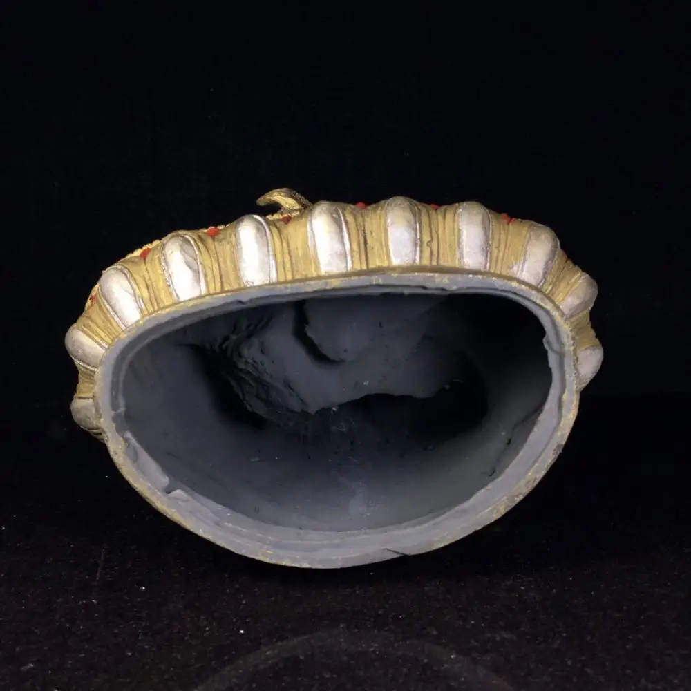 

Home Decor 12" Tibet Buddhism Temple Bronze Painted Guru Padmasambhava Buddha Statue Guru Rinpoche Ogyen Rinpoche statue