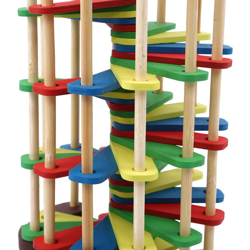 

Wooden Toys Batting Ladder Hand Knock The Ball Mathematics Early Educational Colorful Toys For Children Kids Baby