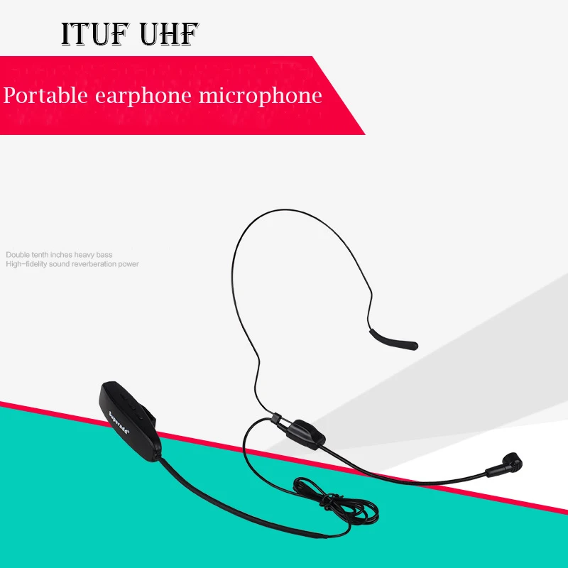 ITUF UHF беспроводной портативный умный микрофон collared конференц-связи применим к