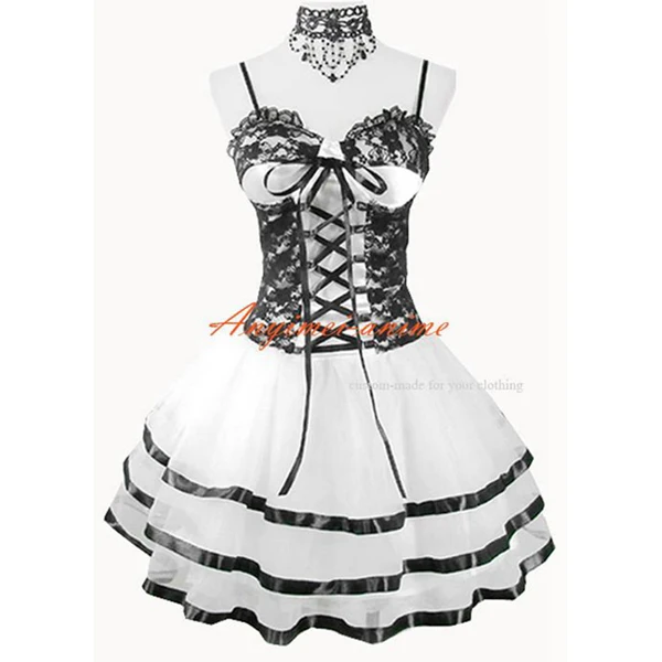 

Gothic Lolita Punk Sweet Fashion White Ballet Dress Cosplay Costume Tailor-made[CK1295]