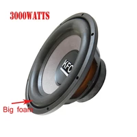 super power 12inch 3000w 4 ohm car audio speaker big foam paper coating non press cone basket van loud subwoofer free shipping