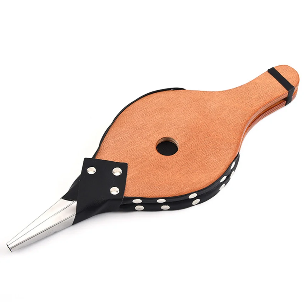 

Manual Wooden Blower Outdoor Barbecue Tools Wood Bellows Fireplace Bellows Air Blower for Ourdoor Picnic