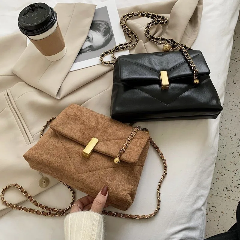 

High-quality Ladies All-match Messenger Shoulder Bag2021Autumn and Winter Korean Version of The New Chain Bag Fashion Female Bag