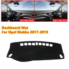Противоскользящий коврик для приборной панели автомобиля, для Opel Mokka Vauxhall Mokka X 2017-2019