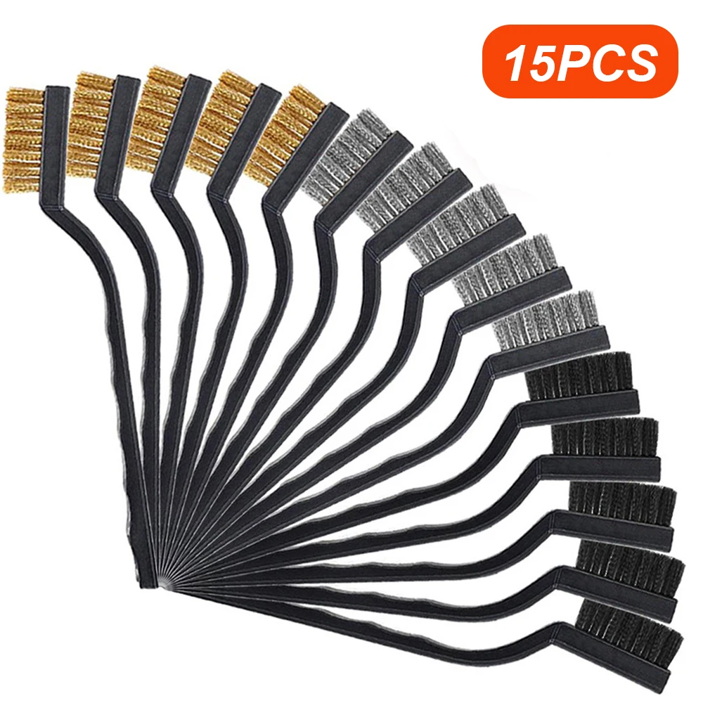 

15Pcs Gun Cleaning Brush Set Nylon Brass Stainless Steel Brush for Pistol Tactical Gun Cleaning Tools Hunting Shooting Accessory
