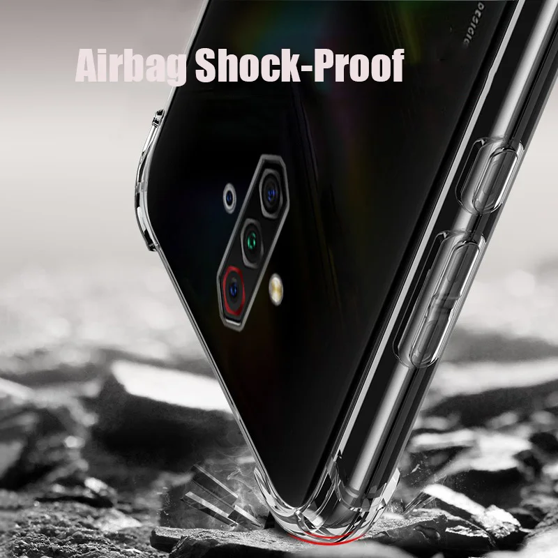 Чехол-накладка для ZTE Nubia Play 5G супер защита мягкая прозрачная задняя крышка чехол