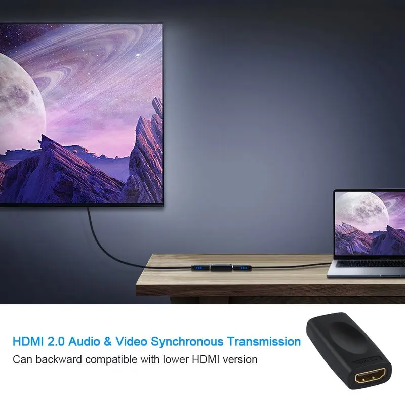 Повторитель HDMI 2 0 4K/60 Гц удлинитель HDMI/HDMI усилитель сигнала адаптер Мама-мама для