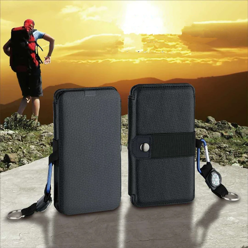 Aleaivy 20W Power Folding Solar Cells Charger Outdoor 5V 2.1A USB Output Devices Portable Panels For Phone Charging | Электроника