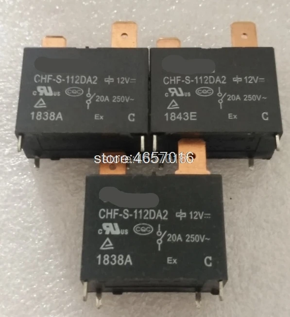 

10 шт./лот новые и оригинальные реле CHF-V-112DA2 12 В постоянного тока 20 А 4-контактные 12 В