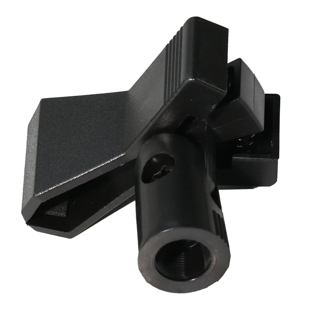 

Black Microphone Clamp Adapter Adaptor for Computer Desktop Condenser Mic