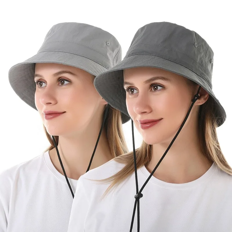 

Bucket Hats Female 2021 New Summer Fall Outdoor Sunproof Sun Hat Cotten Hat Beach Caps Black Hat Fishingman Caps Women Hats