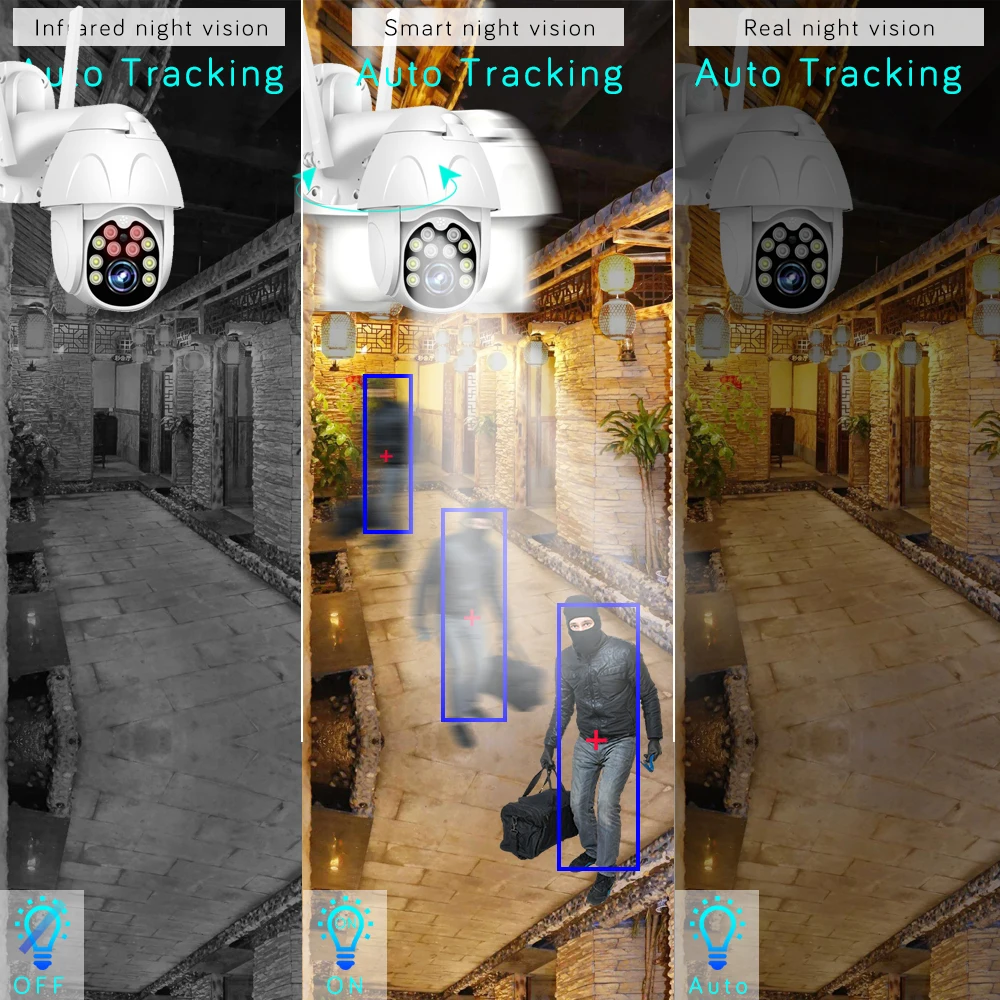 Наружная скоростная купольная IP-камера Yoosee беспроводная камера видеонаблюдения