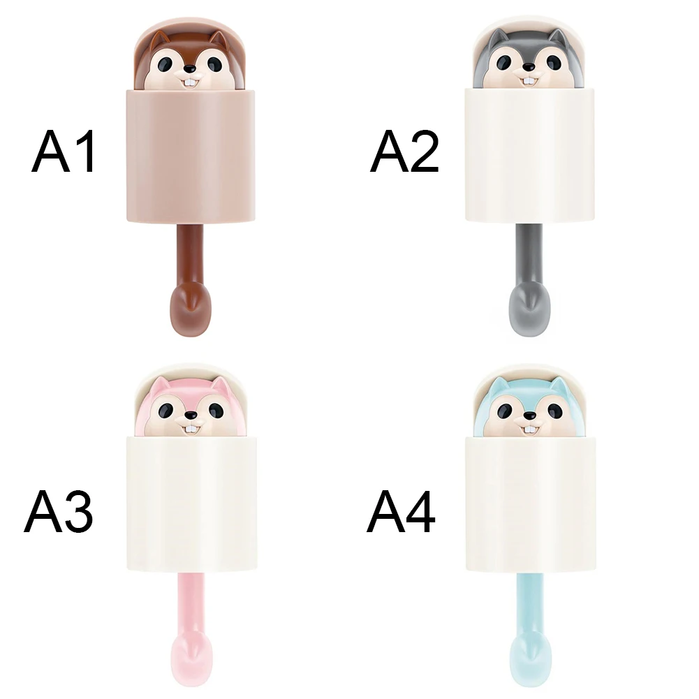 

2019 New Useful Coat Wall Hook Key Holder Outstretch Squirrel Hook Wall Home Decoration Kitchen Bathroom Hanger Accessories
