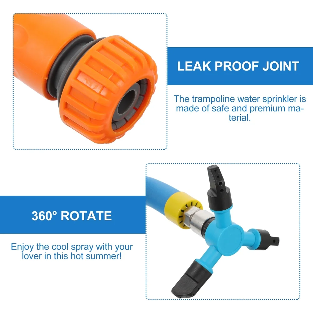

1 Set Summer Water Automatic Rotating Trampoline Sprinkler Garden Sprinkler