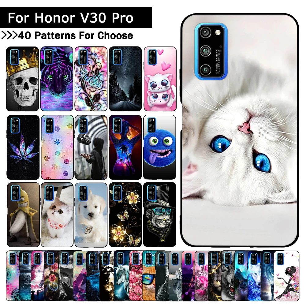 Силиконовые чехлы из ТПУ для телефонов Huawei Honor V30 Pro чехол накладка View 30