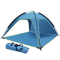3 4 person family camping beach tents sun shelter outdoors canopy waterproof awning quick installation ventilated tent