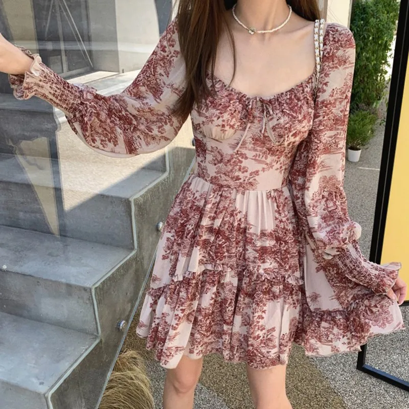 Осеннее облегающее Элегантное Длинное платье феи для женщин Kawaii sexy y2k вечерние