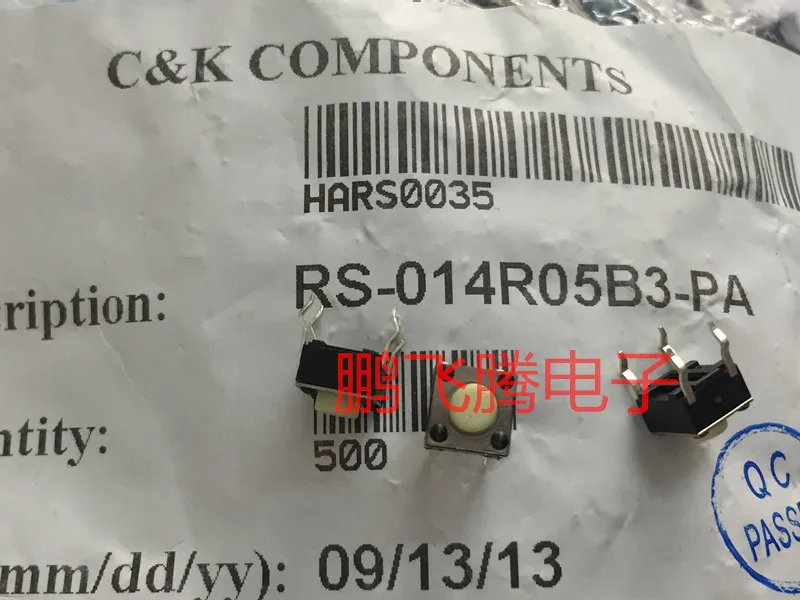 10 шт./лот American C &amp k RS014R05B3PA сенсорный переключатель 6*6*5 усовершенствованная