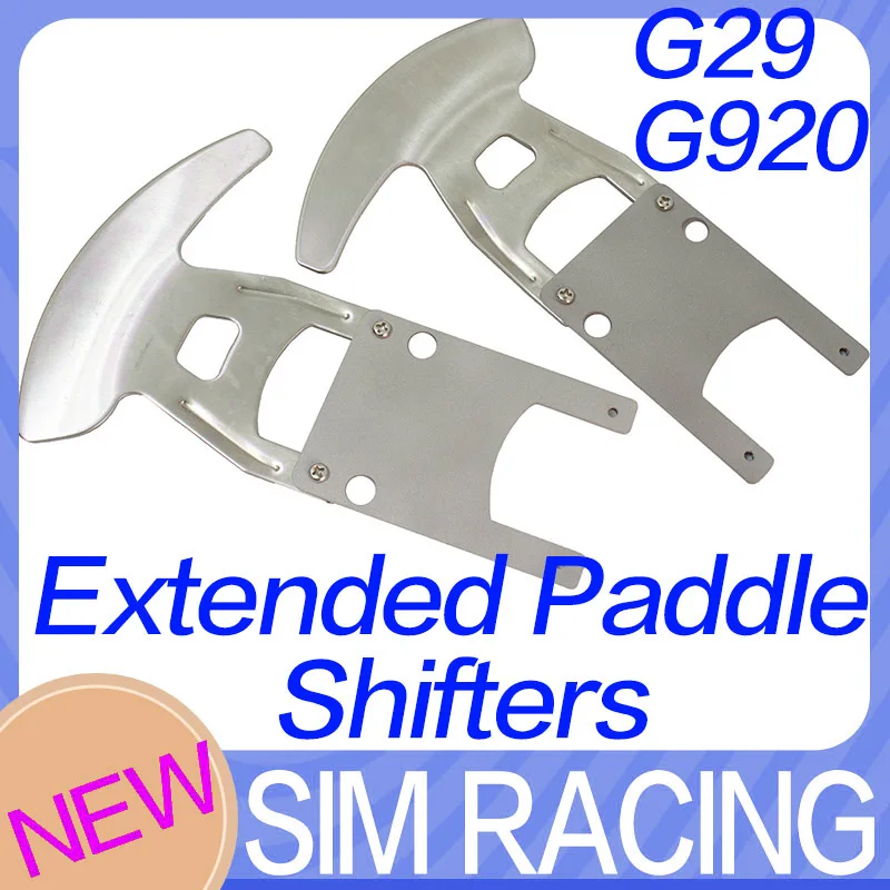 Удлиненные лопастные шифтеры для моделей logitech G29 G920 G923 адаптер sim-карты гоночная